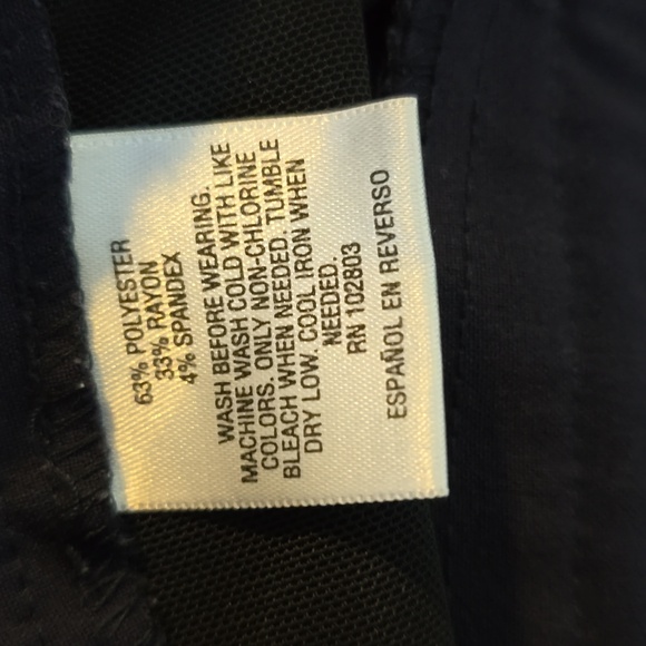 JM Collection Womens Dark Blue Dress Pants‎ Size 6P - Picture 9 of 9